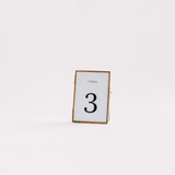 Gold Framed Table Number