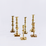 Vintage Brass Candlestick and Candelabra