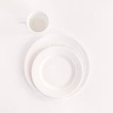 White Rimmed Dinnerware