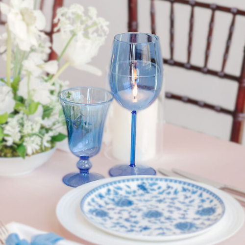 Blue Glassware Rentals Cape Cod