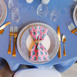 Periwinkle Cotton Blend Linen