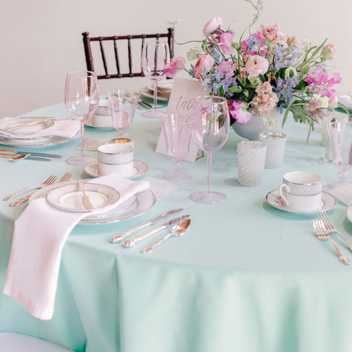 Marcella Silver Dinnerware Rentals Newport