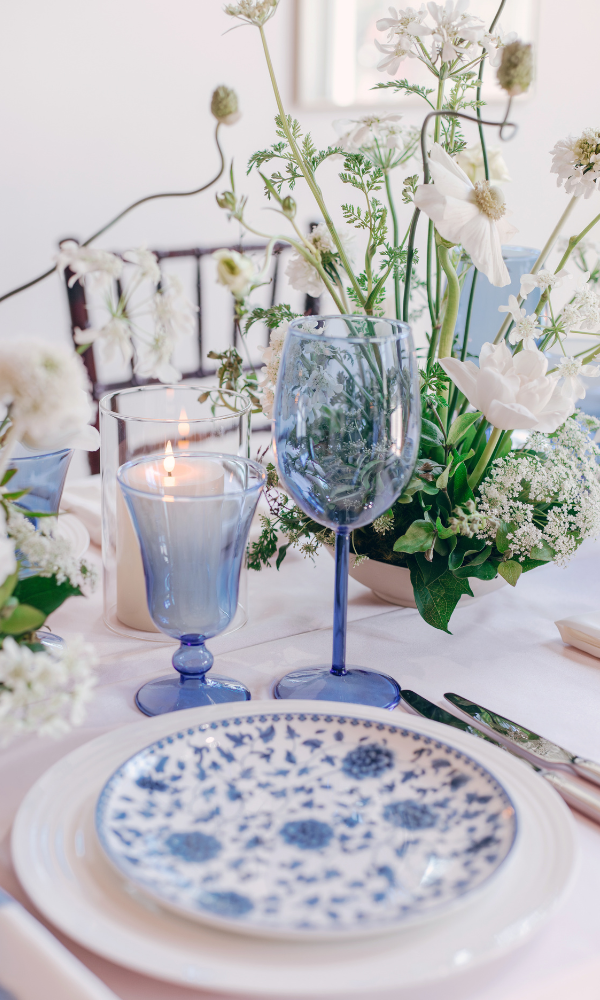 Blue Glassware