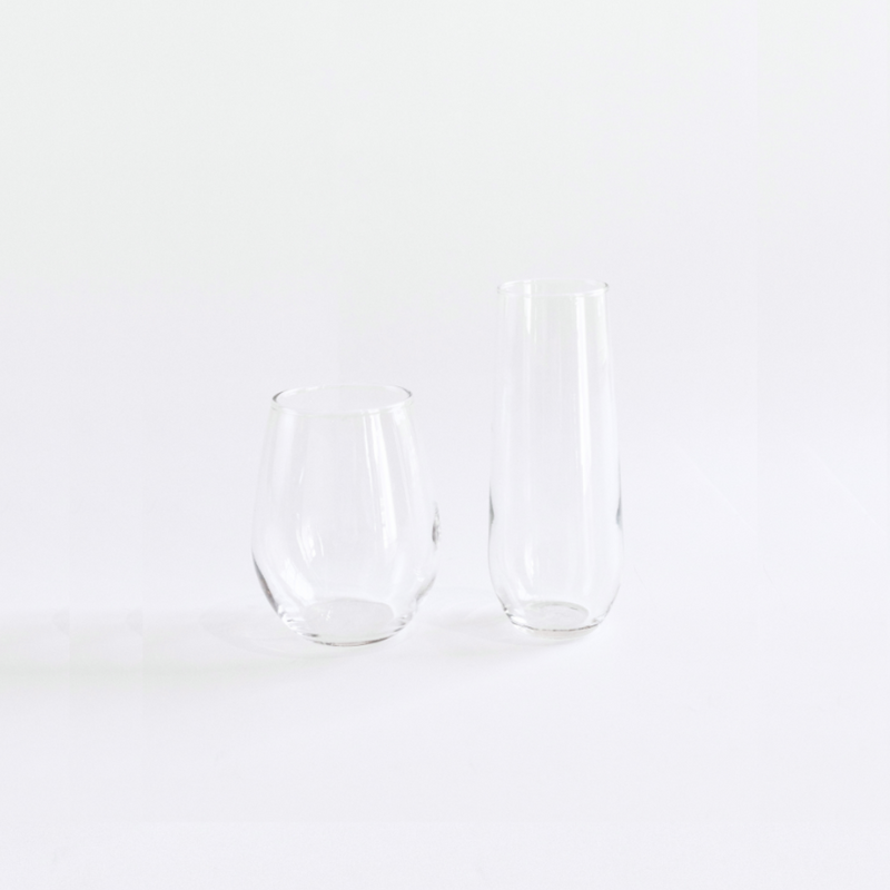 Casual Stemless Glassware