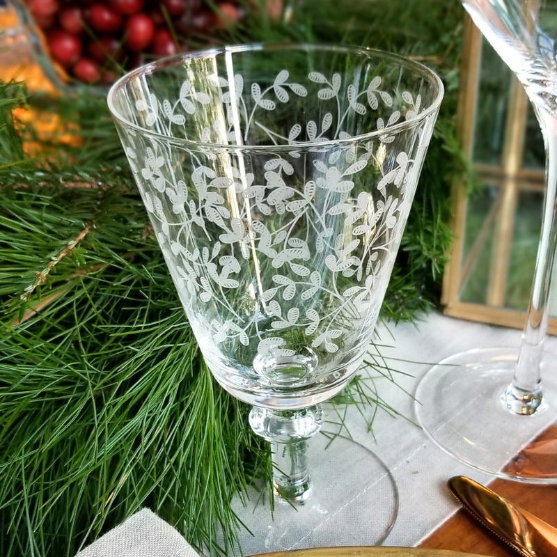 Etched Glassware Rentals in Massachusetts and New Hempshire