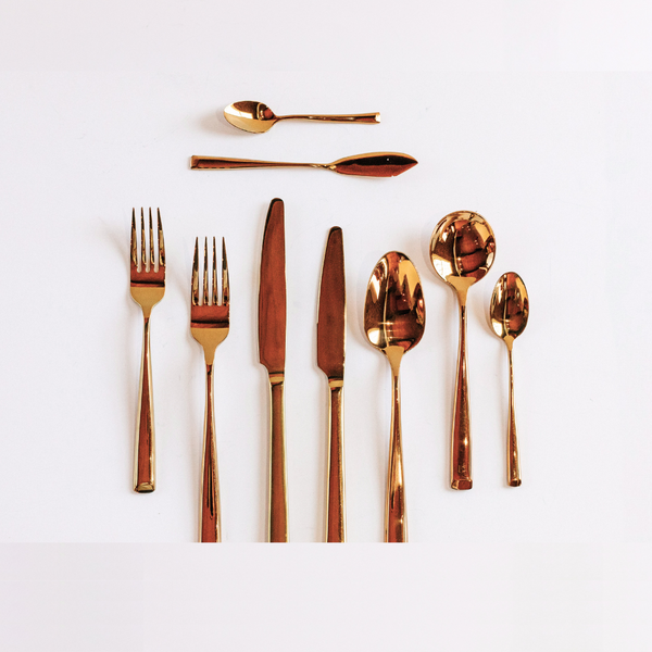 Forged Gold Flatware