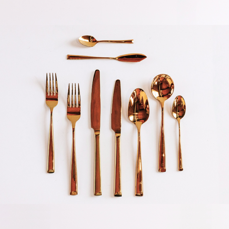 Forged Gold Flatware