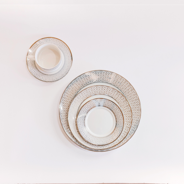 Marcella Silver Dinnerware