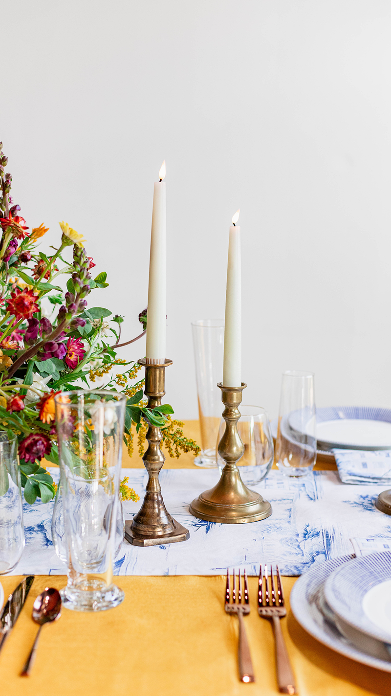 Brass Candlestick and Candelabra