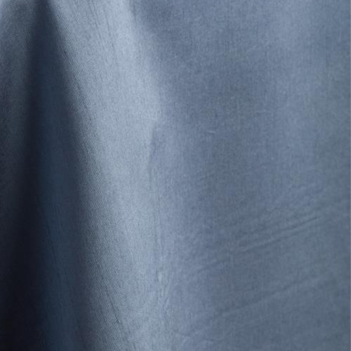 Slate Blue Faux Dupioni Silk Linen